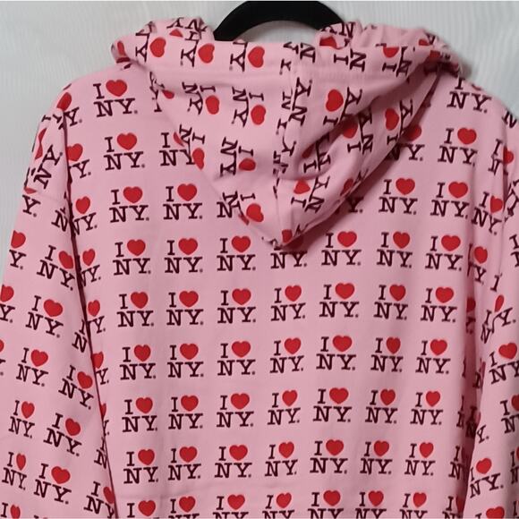 NYC I Love NY Women's Pink Hoodie. Size L - Picture 10 of 15